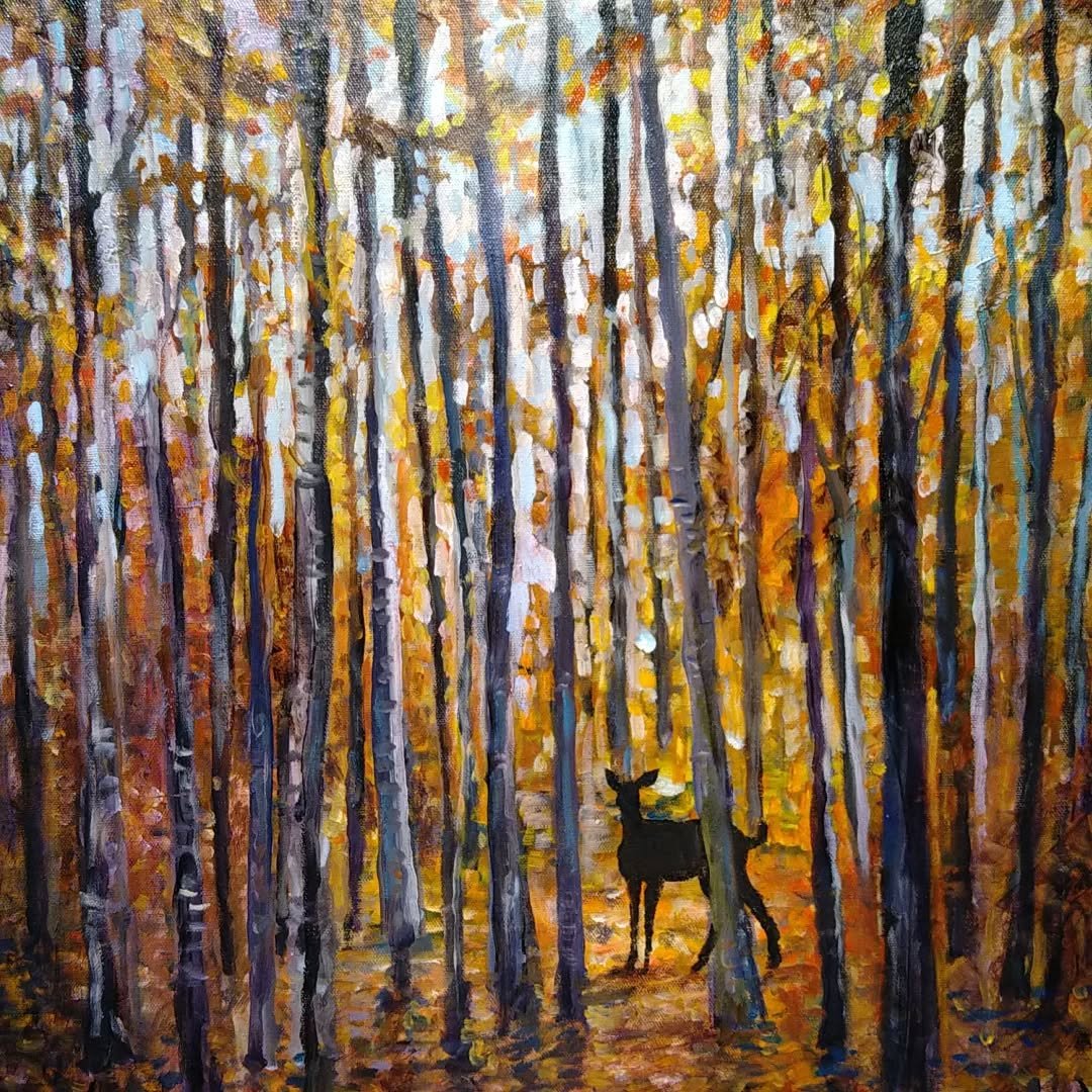 New woodland paintings nearly finished
