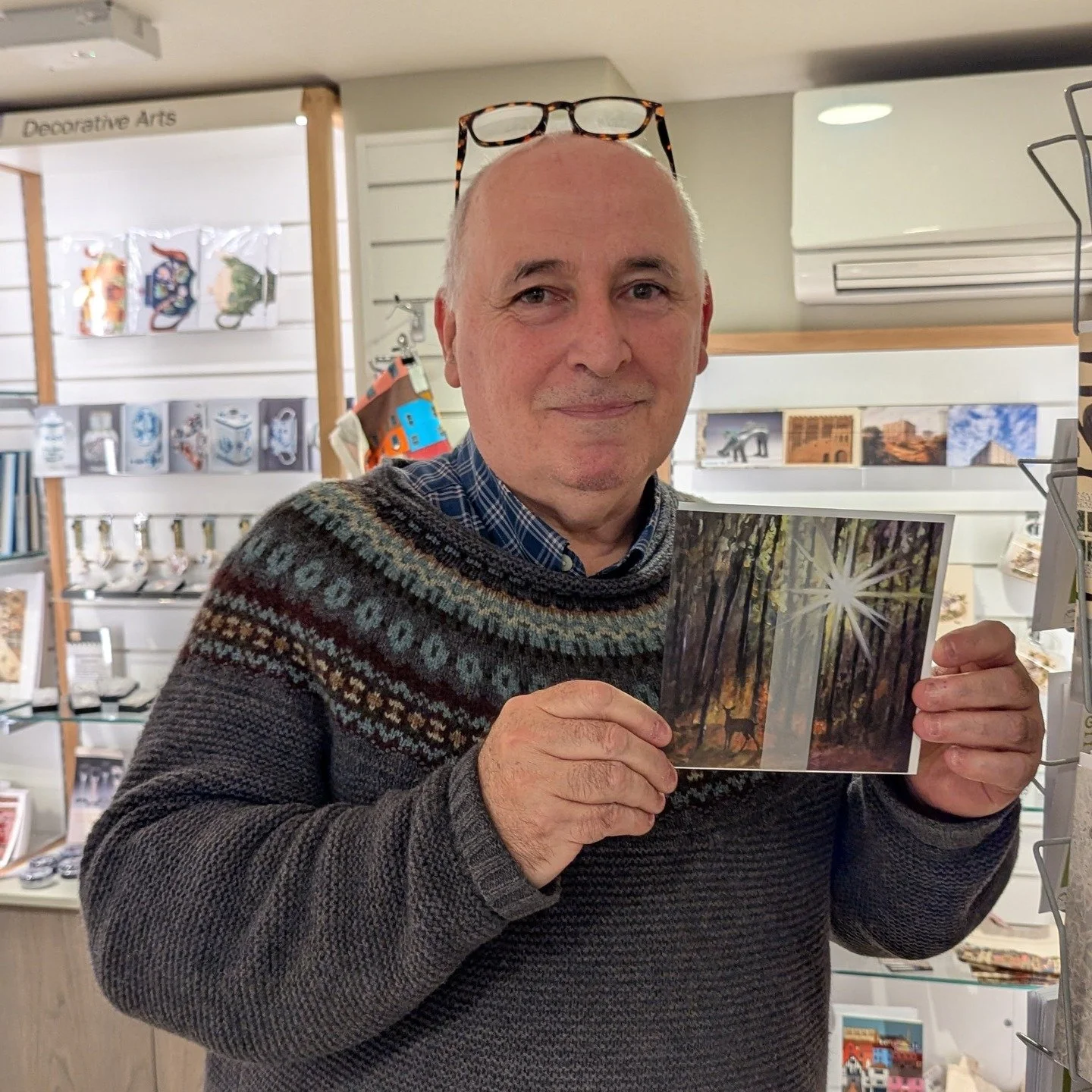For about three years my cards have been available from www.greenpebble.com They are available online and in retail outlets throughout the country. Various friends say that they have seen my cards for sale but yesterday at Norwich Castle Museum was t