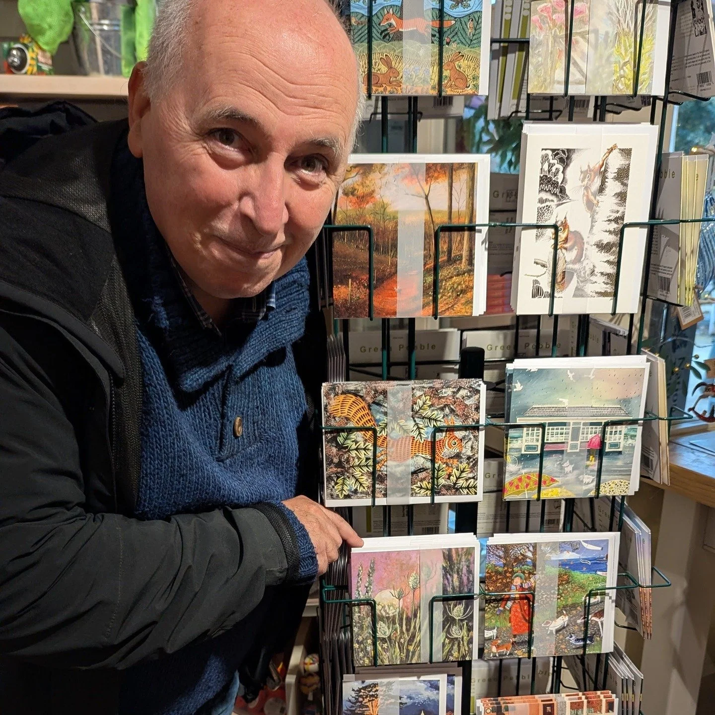 Second day running I have spotted my cards for sale in Norfolk.
This time at Felbrigg Hall.
They are produced by www.greenpebble.com

This card &quot;Harvest Moon&quot; is one of my best sellers.