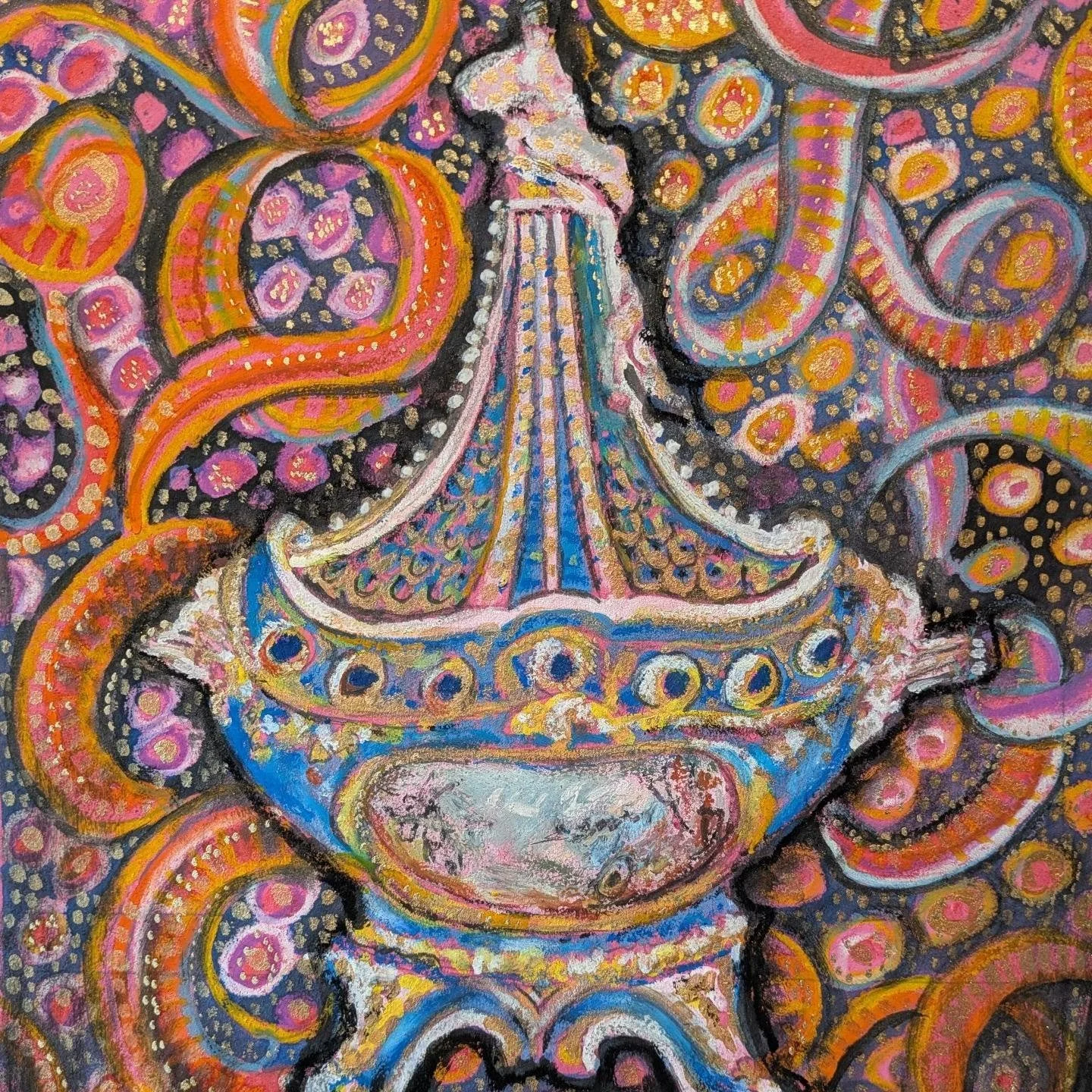 Experiment with pattern. This was great fun to do.