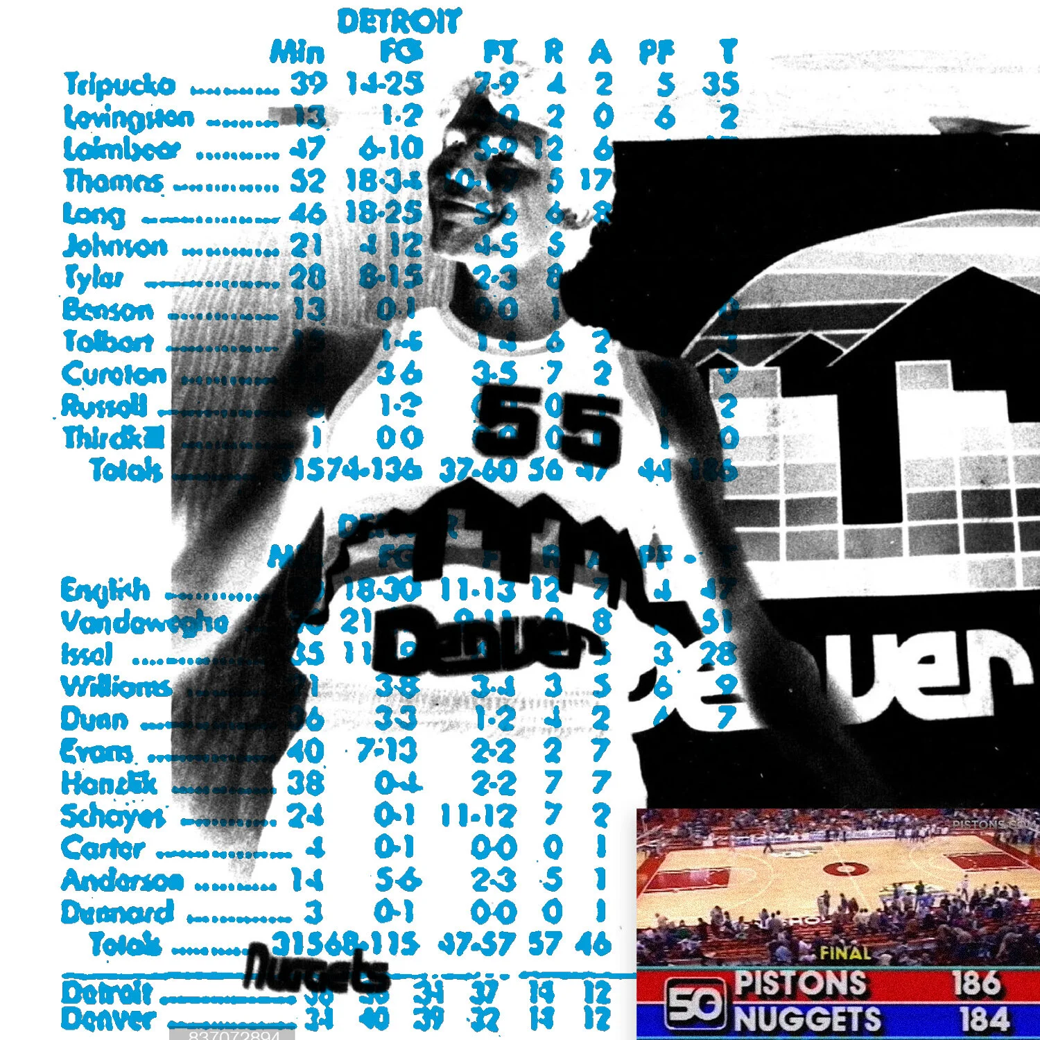 Highest Scoring NBA Game