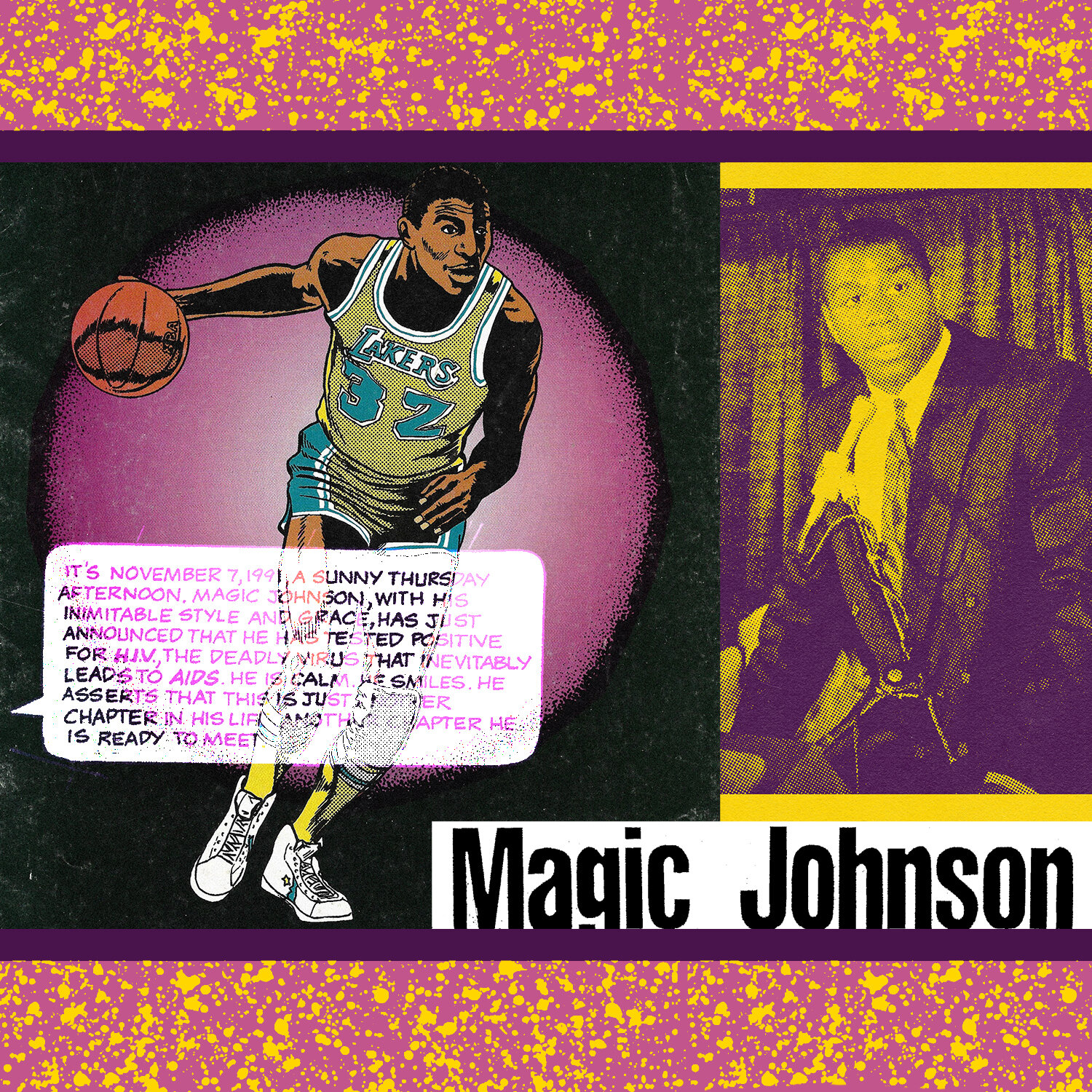 Magic Johnson - November 7th, 1991 