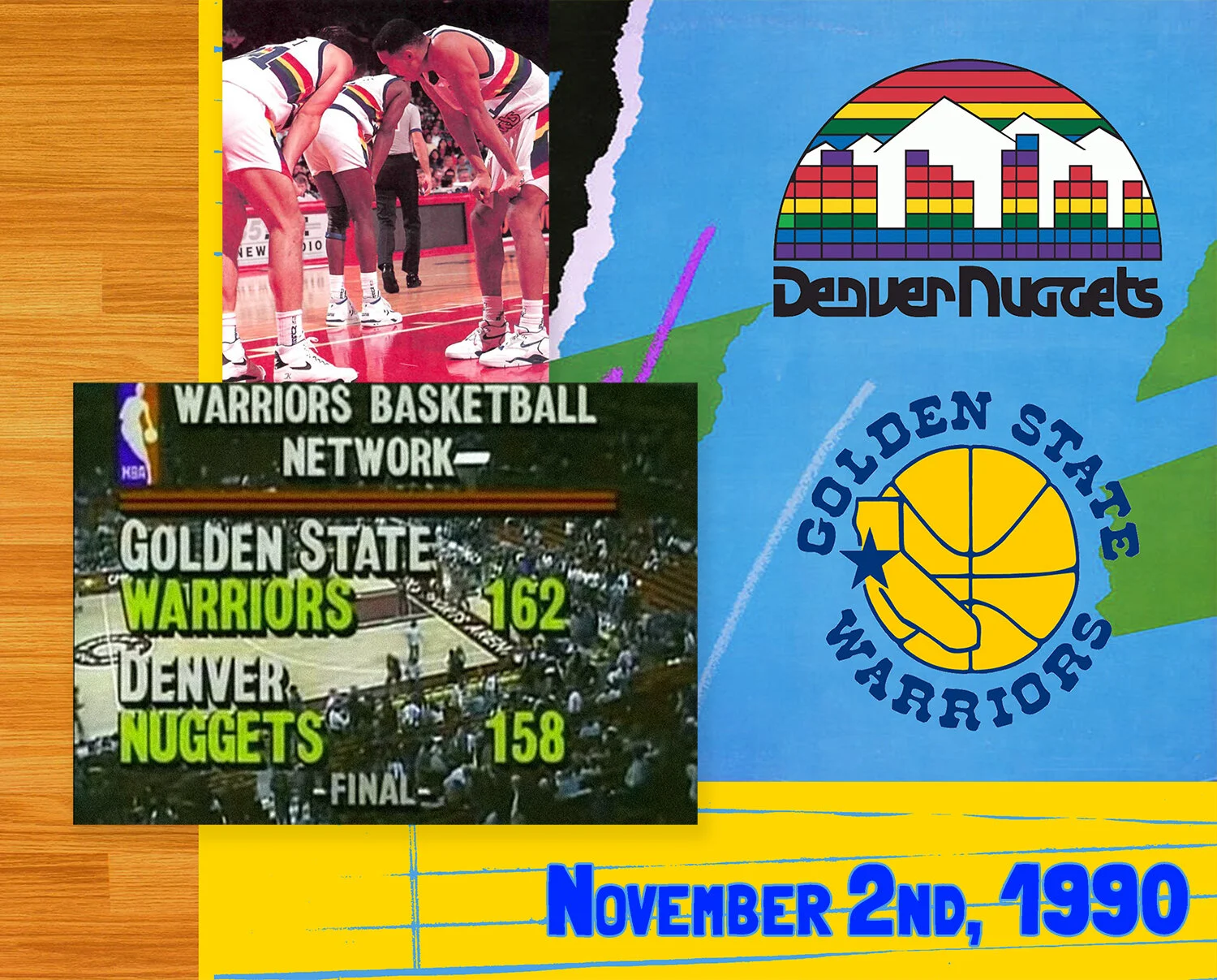 November 2nd, 1990 - Largest scoring game in NBA History