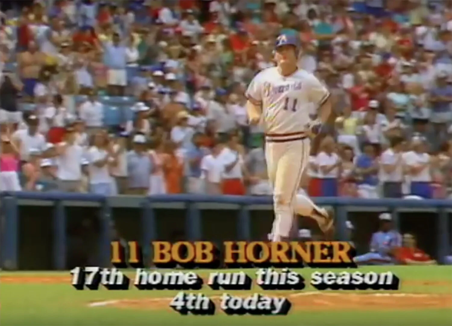 Bob Horner Hits Four Homers