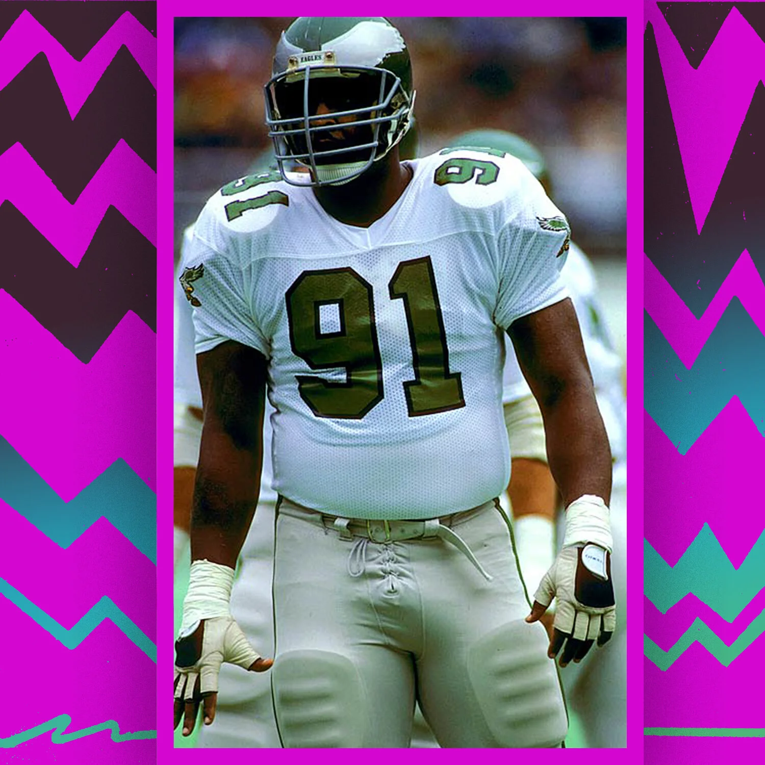 Reggie White #91. Huh?