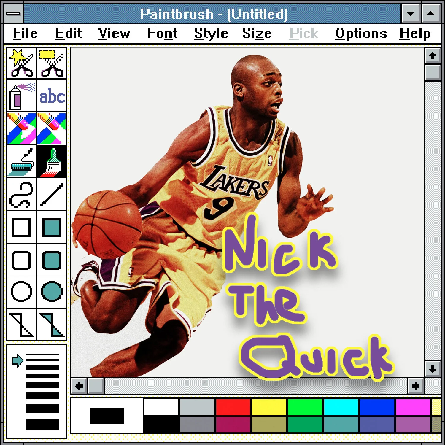On This Day - Nick Van Exel for Three !!