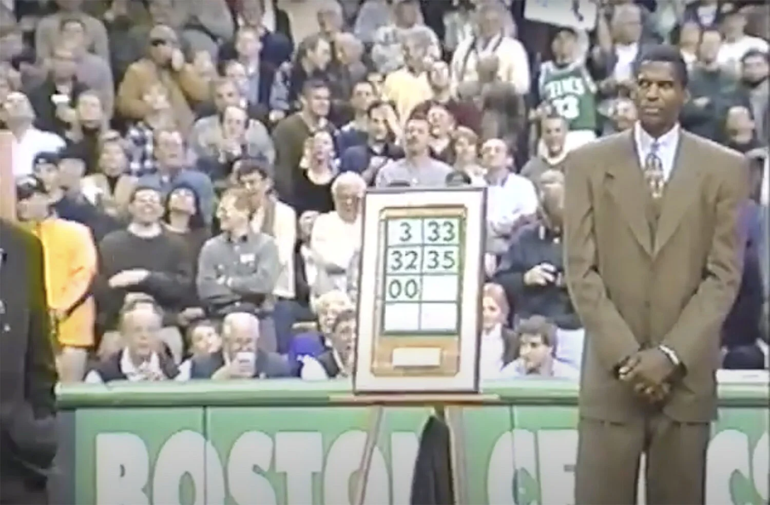 Boston Celtics Retire the # 00 For The Chief