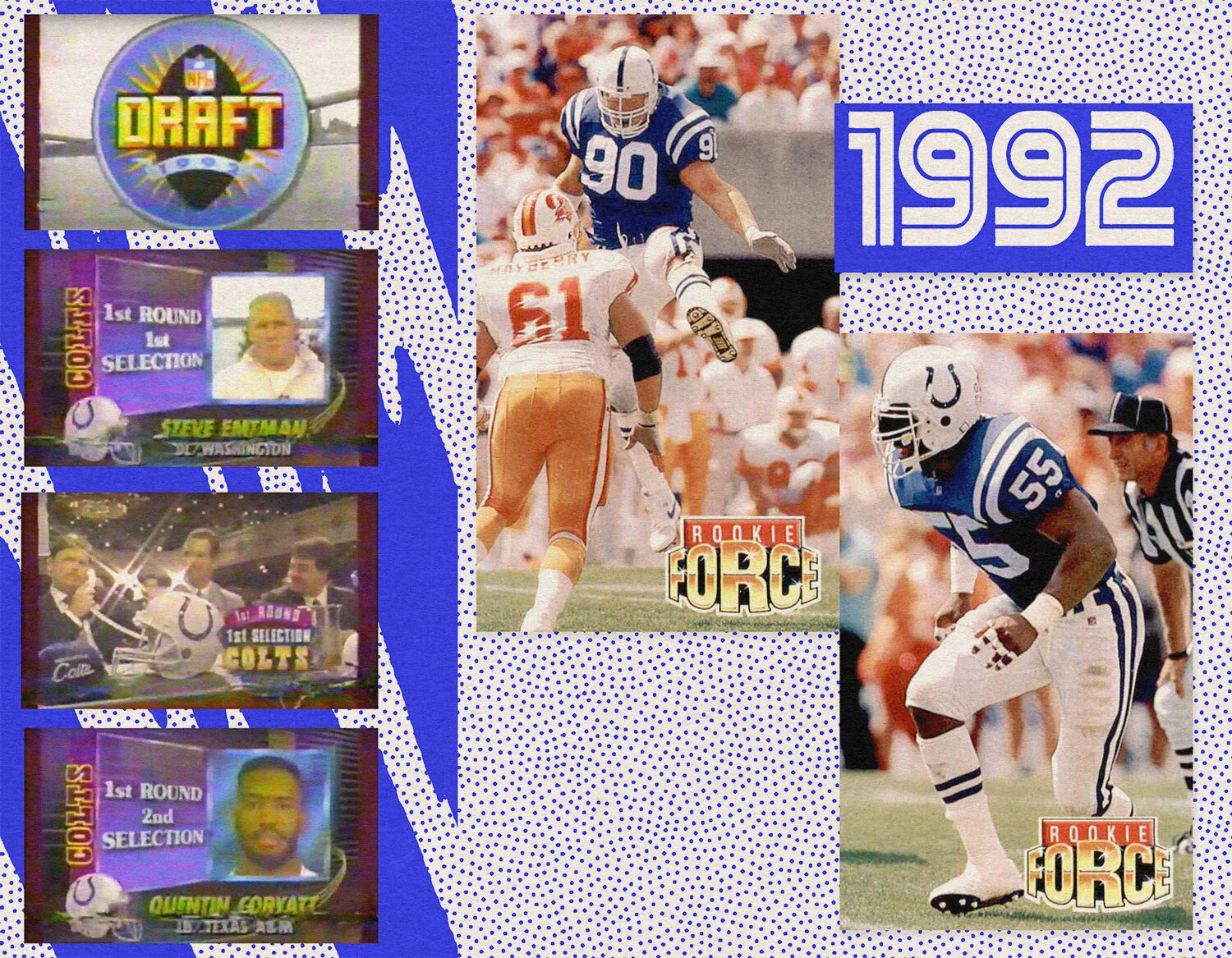 1992 NFL Draft - Colts Pick First &amp; Second