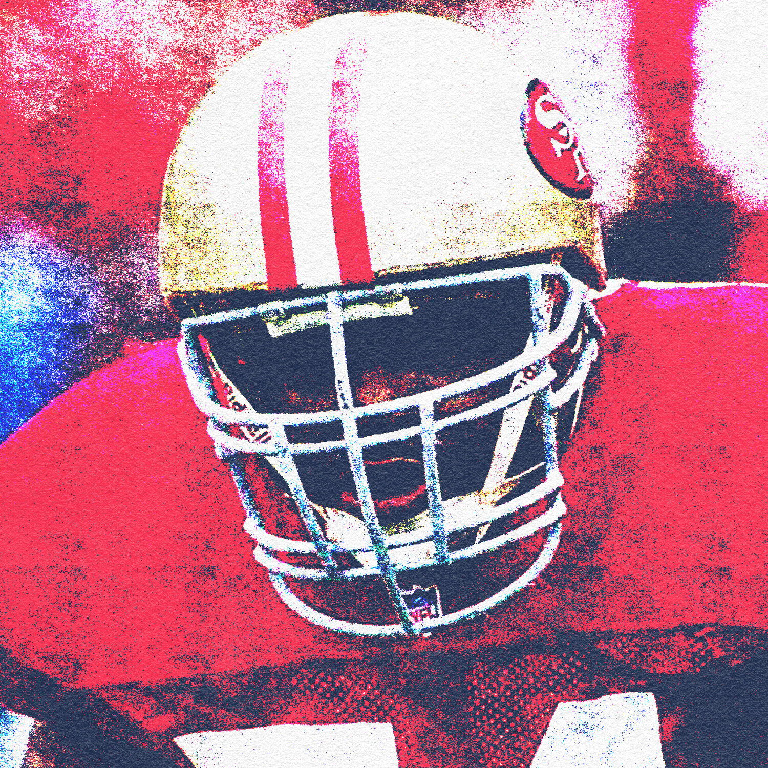 Steve Wallace - San Francisco 49ers Offensive Tackle # 74 — The