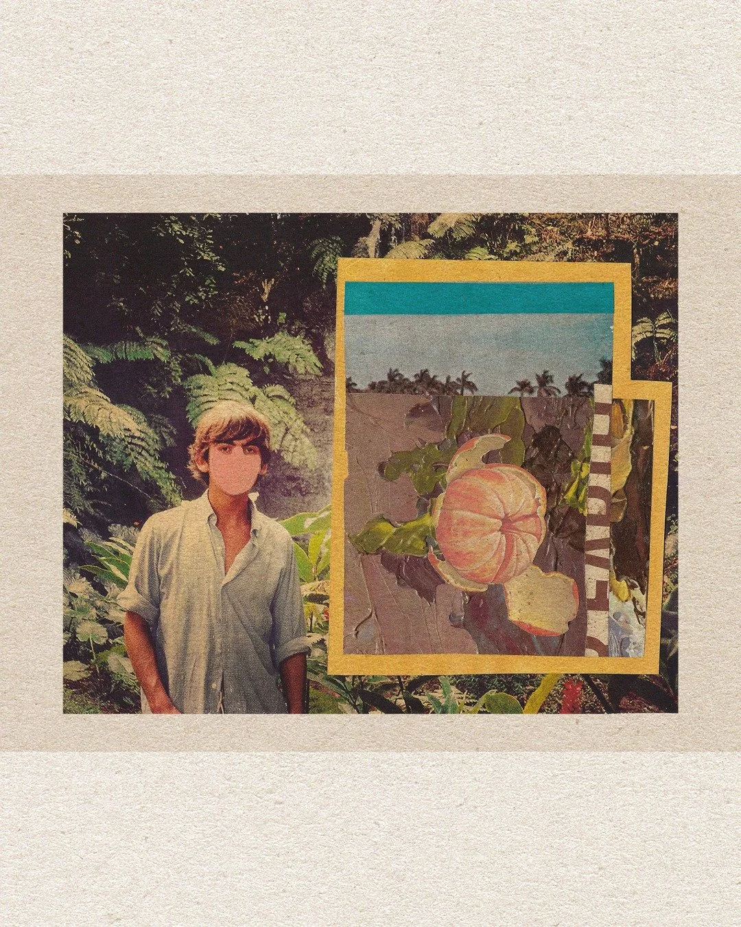 ' Earth Orange '
 paper with paint.