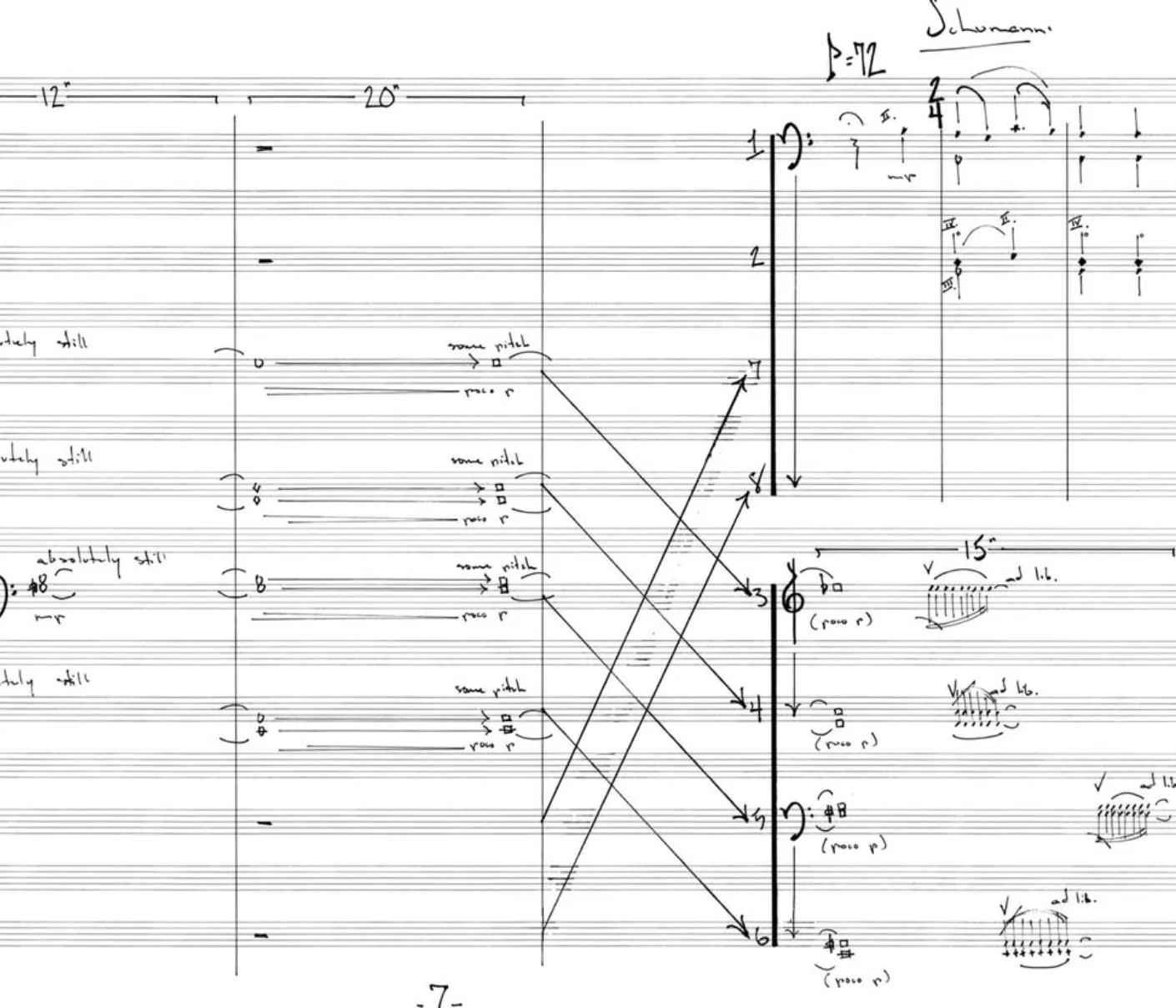 score excerpt from "Lovesong: Ghost"