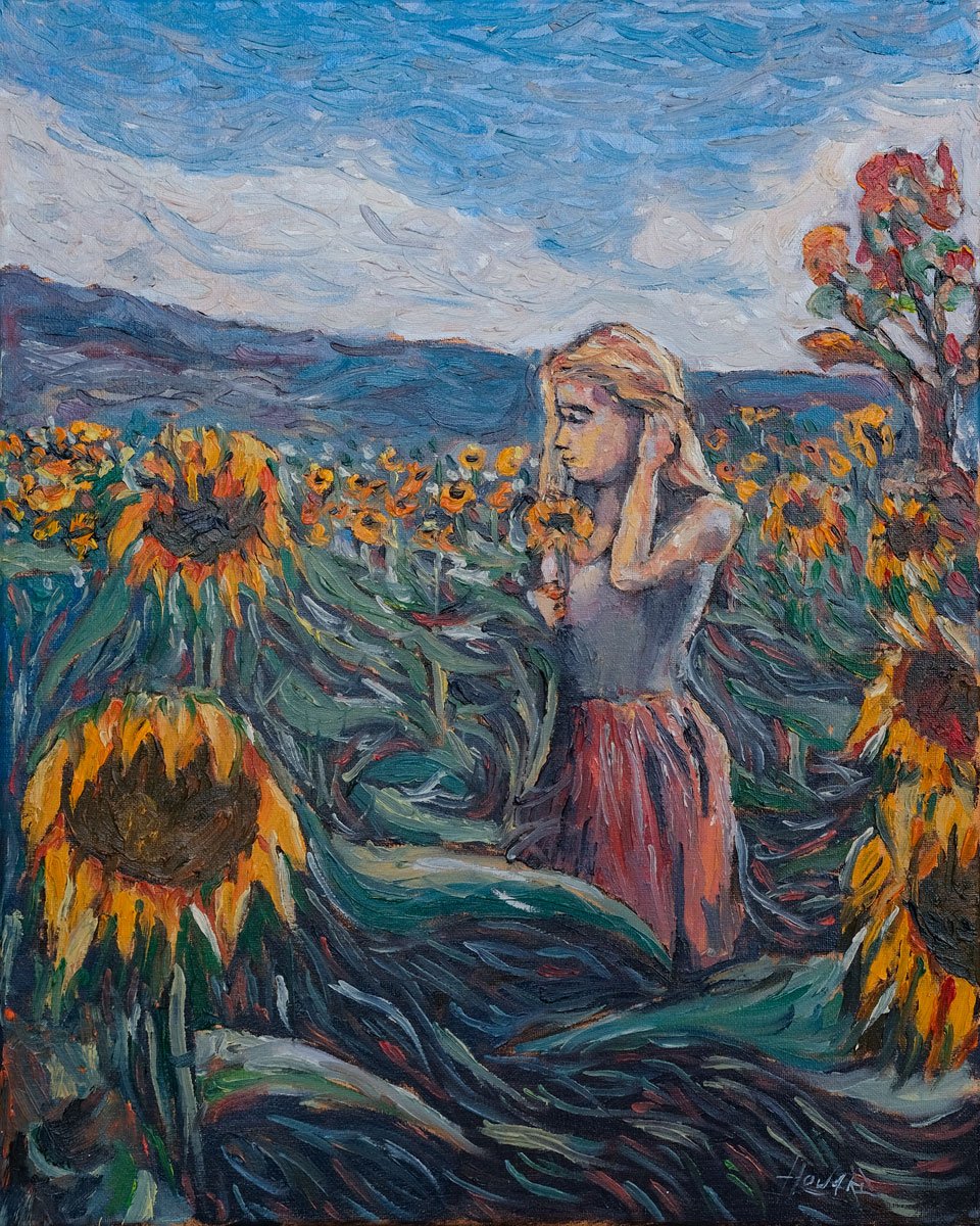 Among the Sunflowers