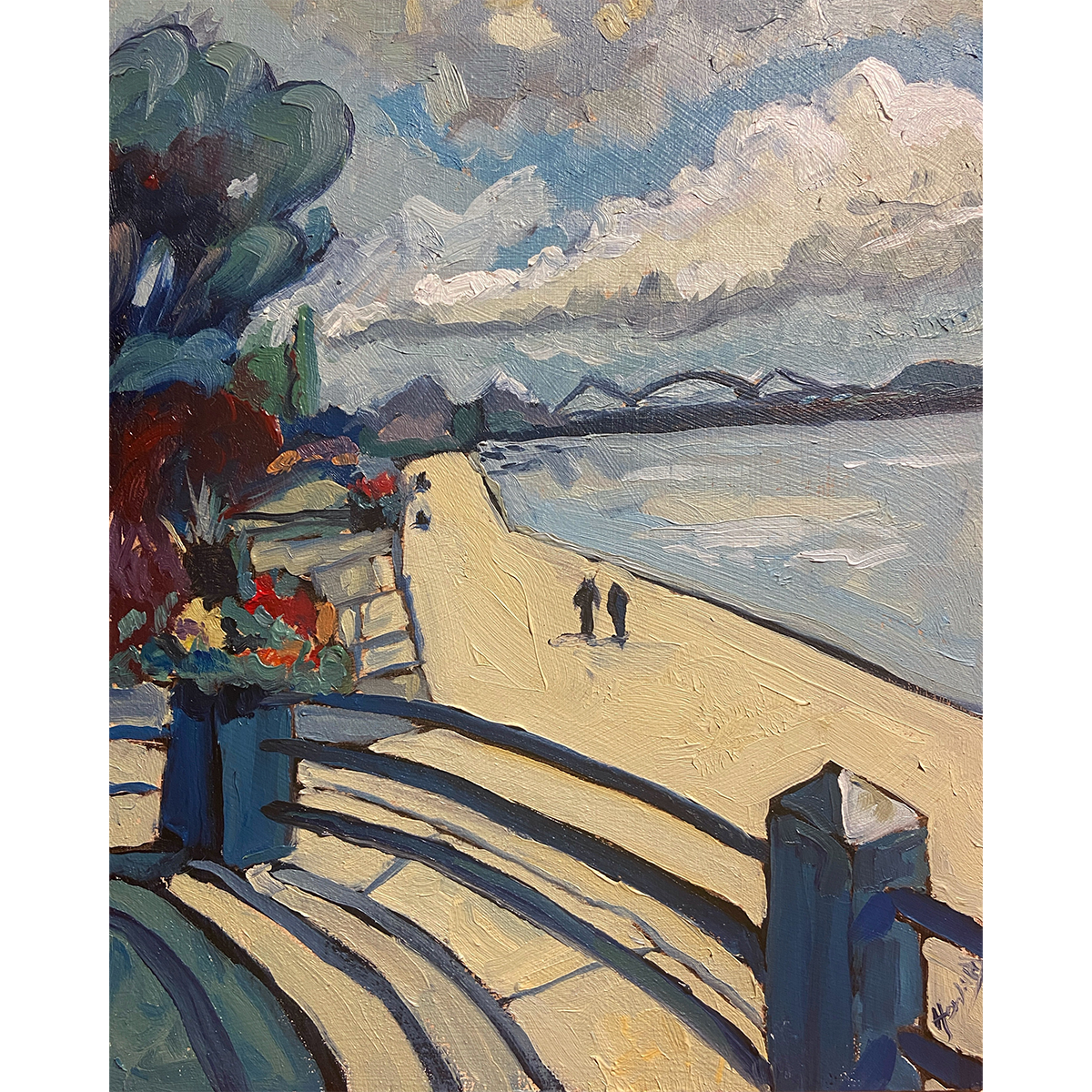 Sunny Afternoon on La Crosse Riverwalk.