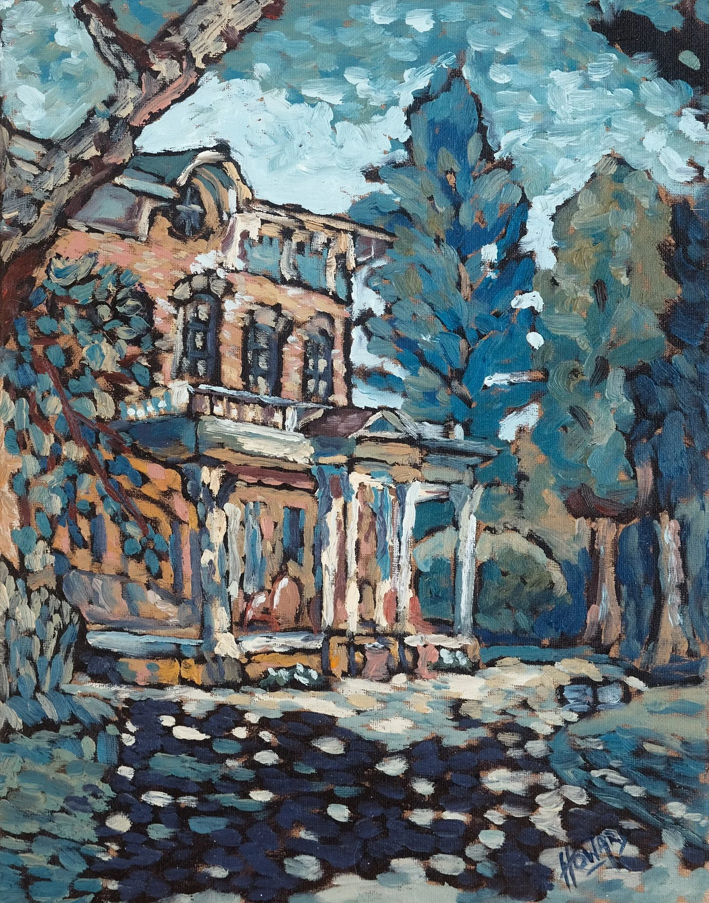 Orchard Lawn, Mineral Point – 11x14 Plein Air Oil Painting
