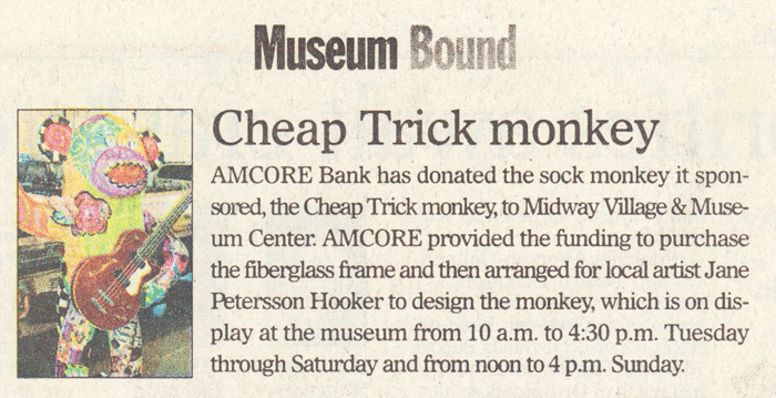 Front page teaser from the Rockford Register Star .