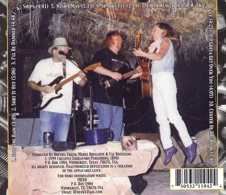Tim Harden and his Hamer B12L 12-string bass are pictured on the back cover