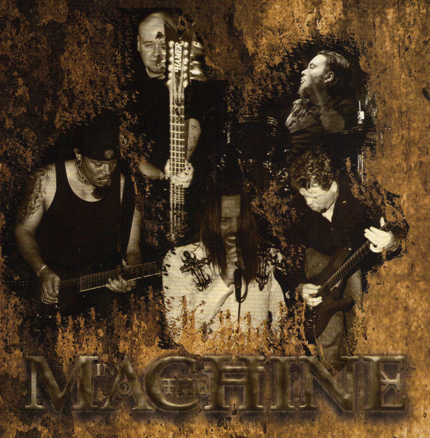 Ian Ringler is shown holding his red Hamer B12S 12-string bass on the reverse side of the back cover.