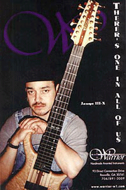 Warrior ad with Jauqo III-X