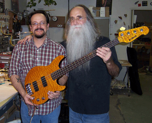 John Gaudesi with veteran bassist Lee Sklar.