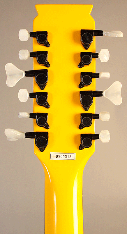 The serial number sticker dates this bass to 1999.
