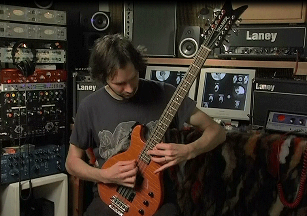 Paul Gilbert in his studio.