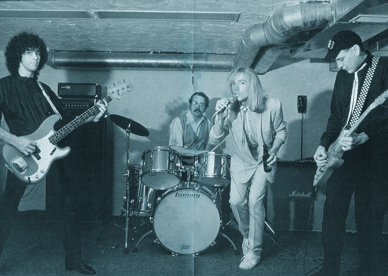 Cheap Trick at their rehearsal room in Rockford, Illinois.