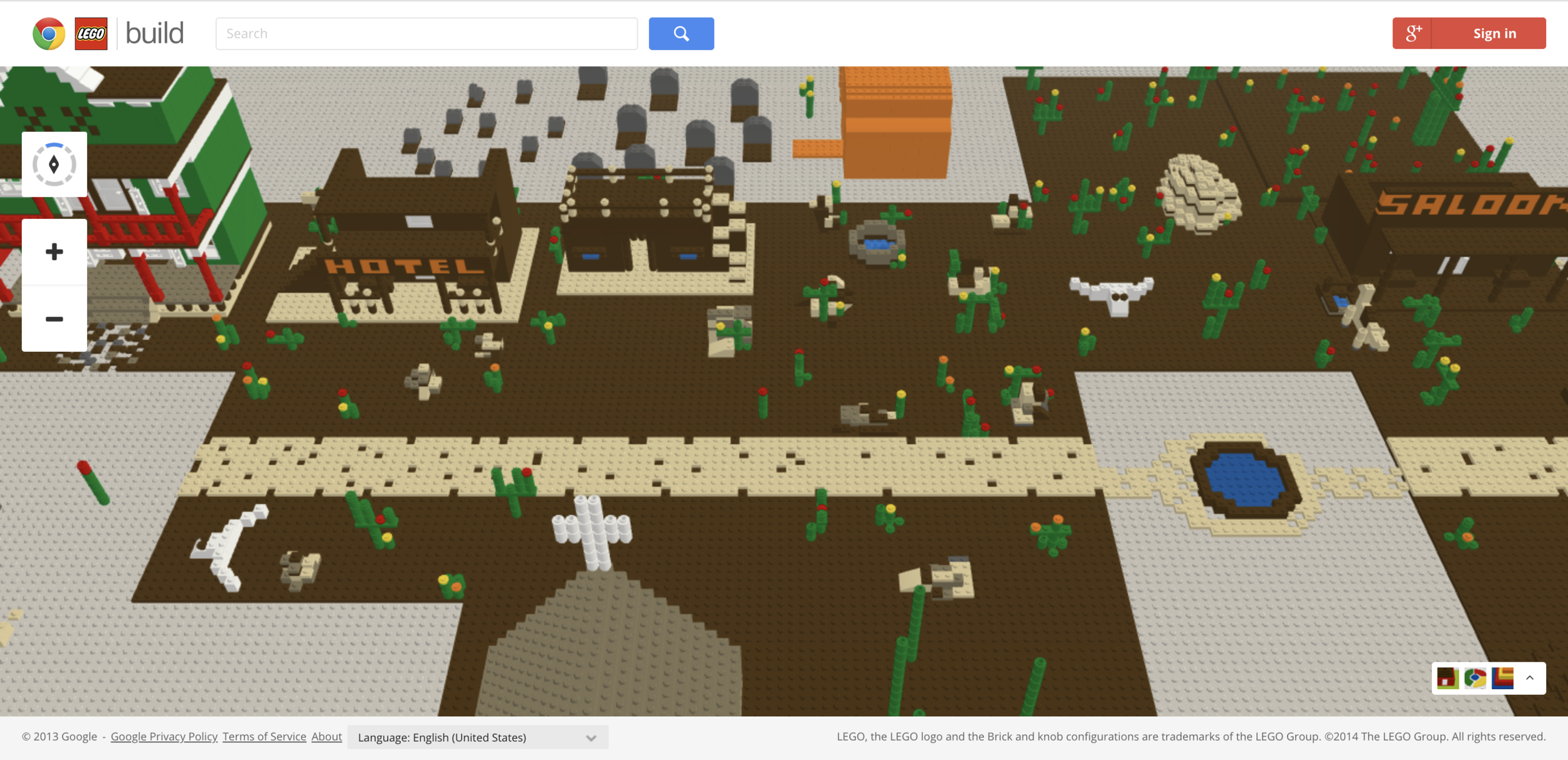 Virtual LEGO Blocks: Build with Chrome, Set on Google Maps