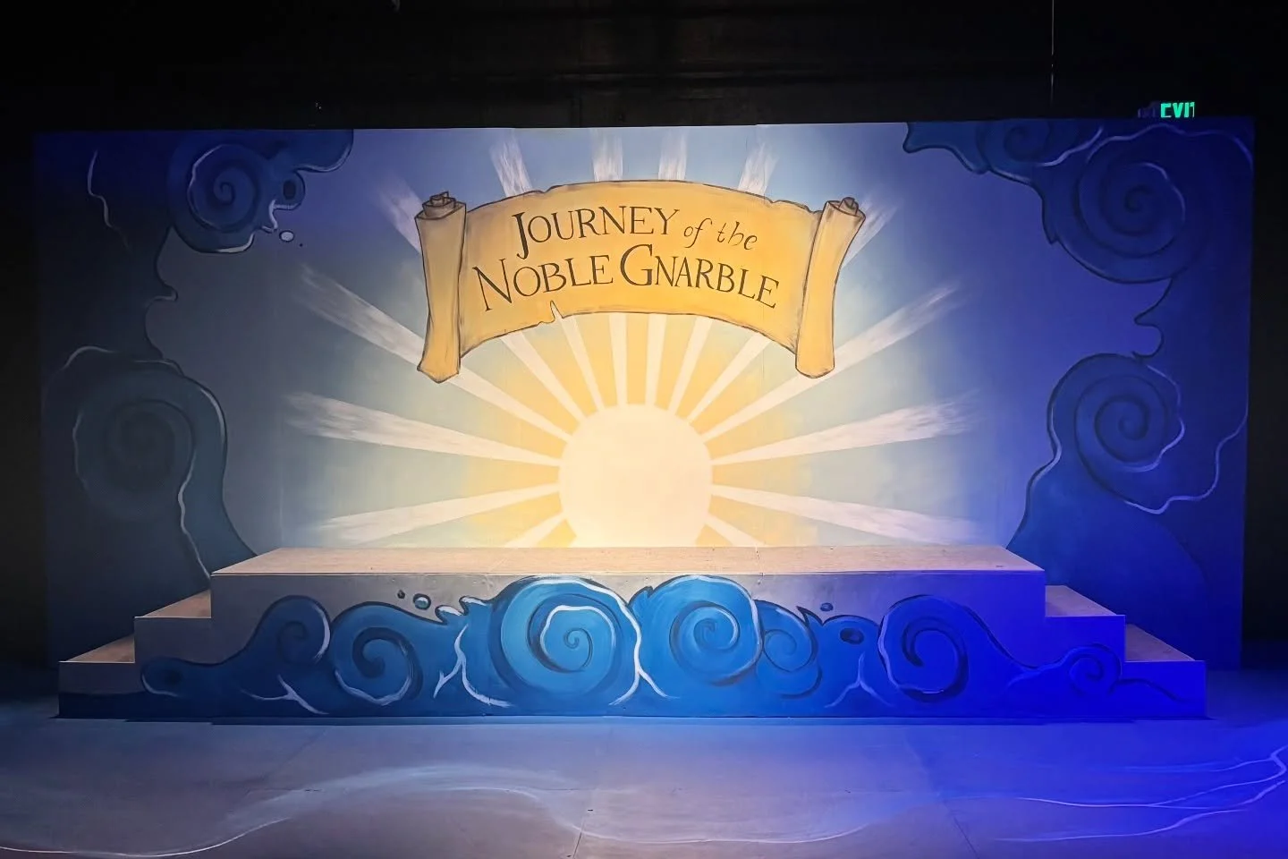 Journey of the Noble Gnarble - Hoboken Children&rsquo;s Theater - 2025

🫧🐟🐠🐙🌊

#scenicdesign #scenicpainting