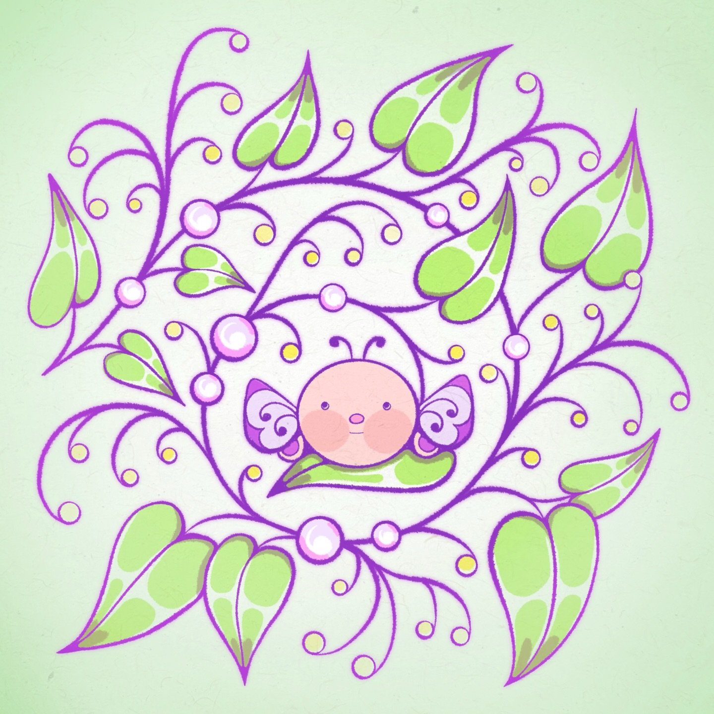 Birth of a fairy 🧚 

#digitalart