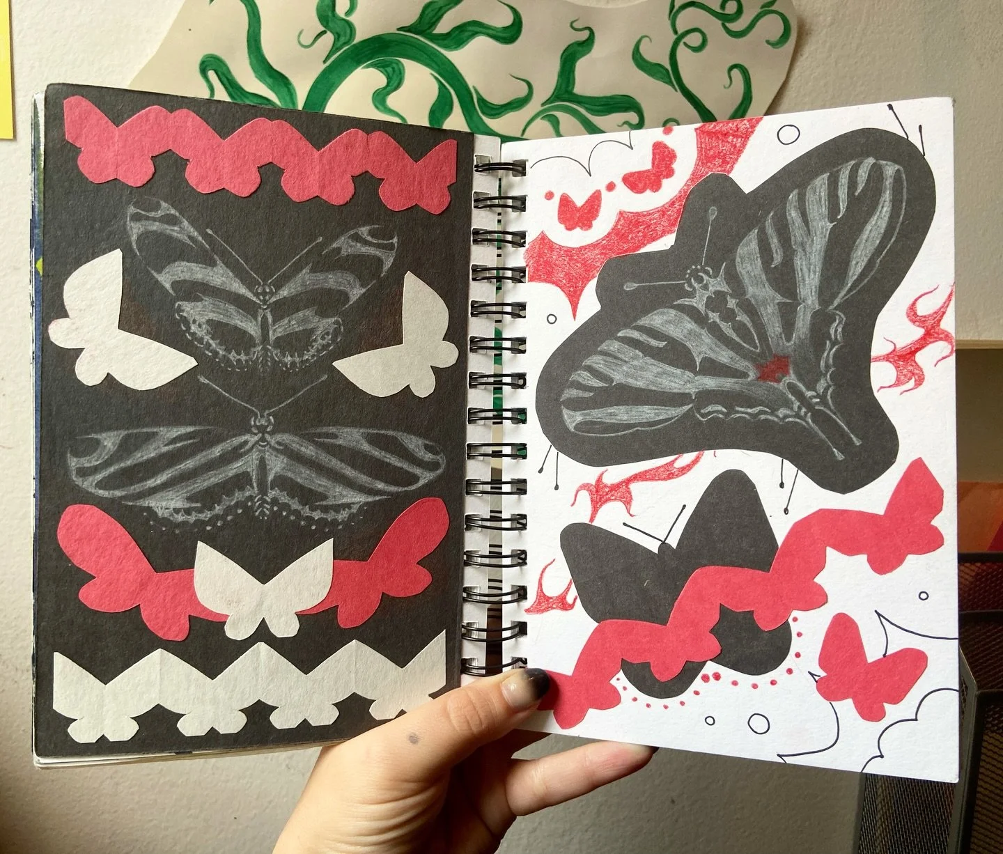 My obsession 🦋 #sketchbook