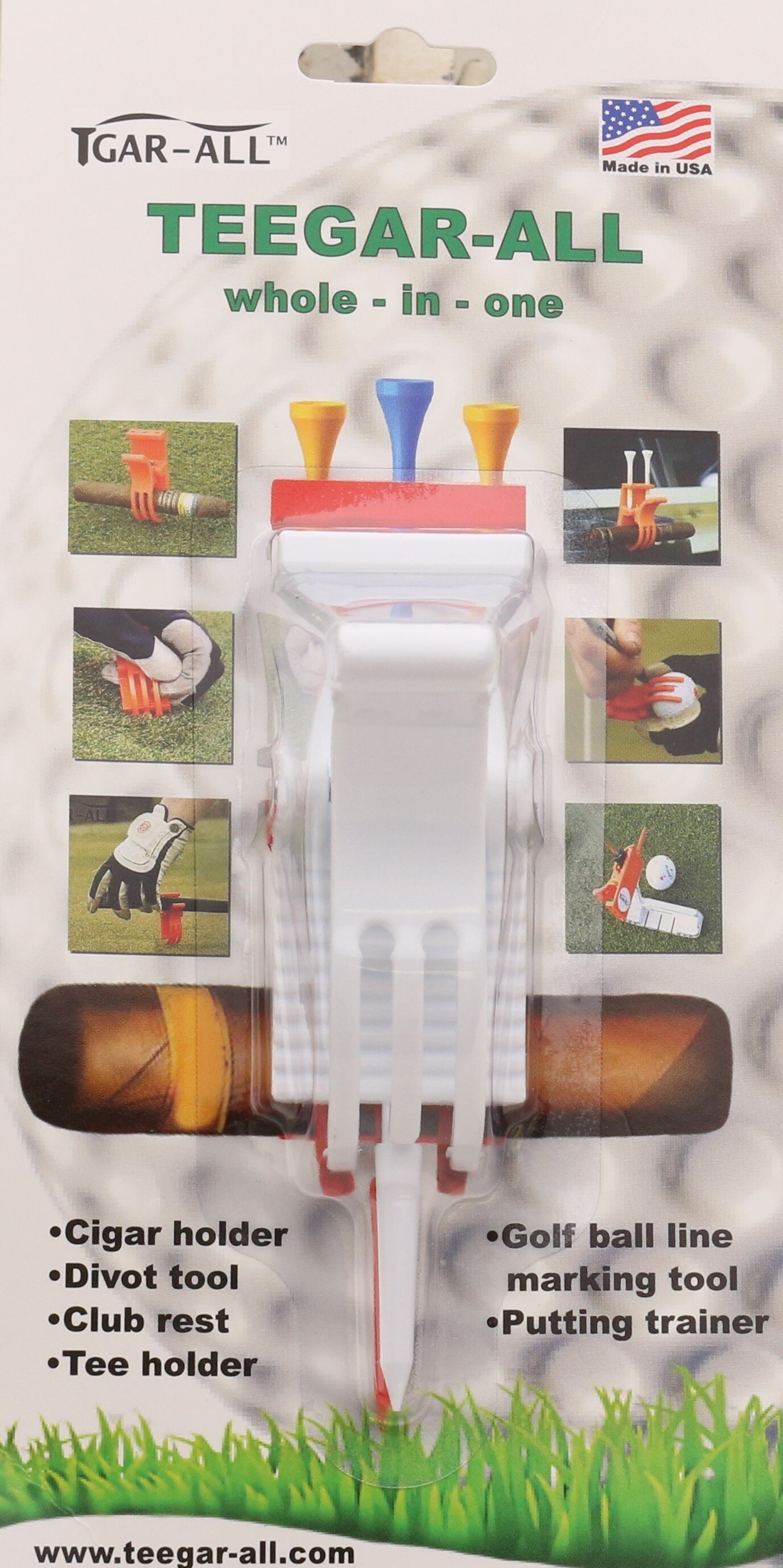 photo 1 White Cigar Holder for Golf Cart