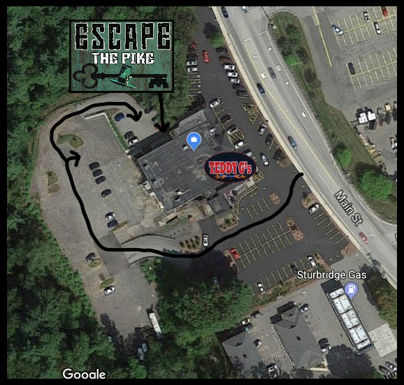 Escape the Pike- entrance and parking