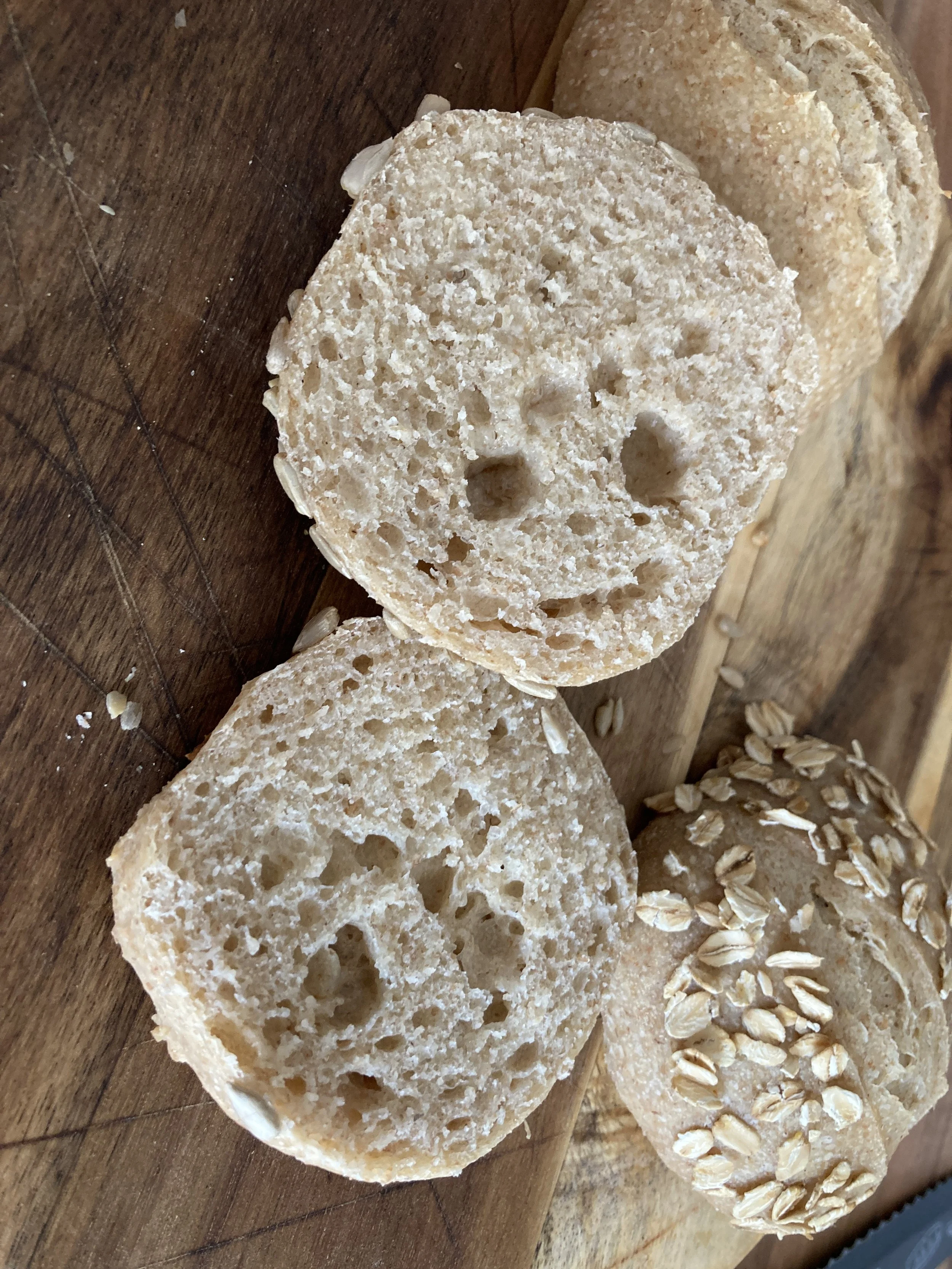 Smaakpistolets met khorasantarwe (oude granen)