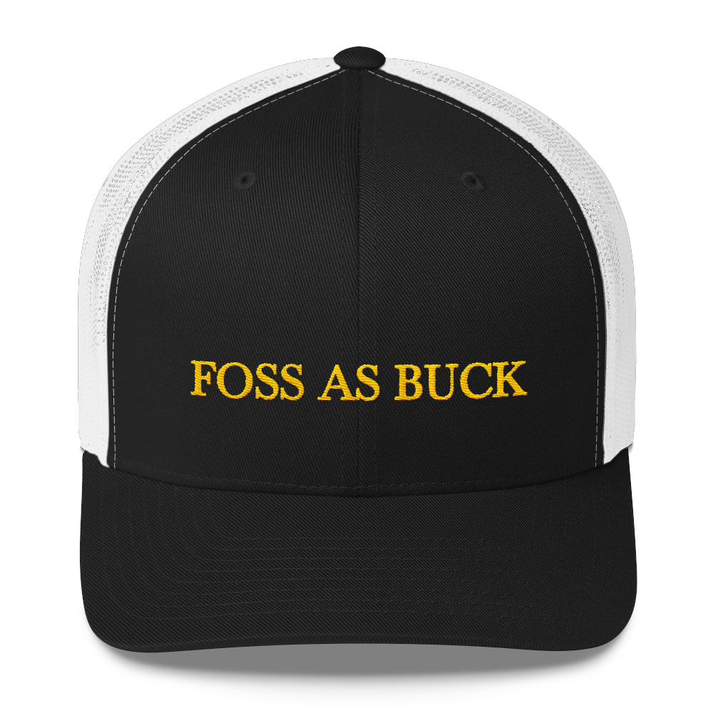 FossAsBuck Classic Mesh Trucker Ballcap