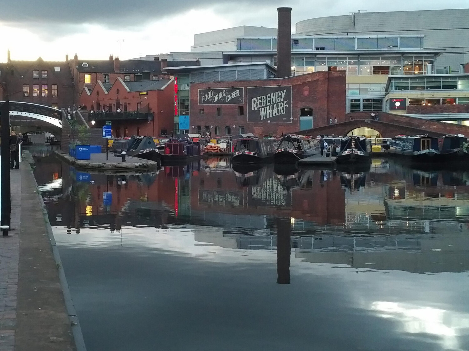 Gas Street Basin is a canal basin in the centre of Birmingham, England.
