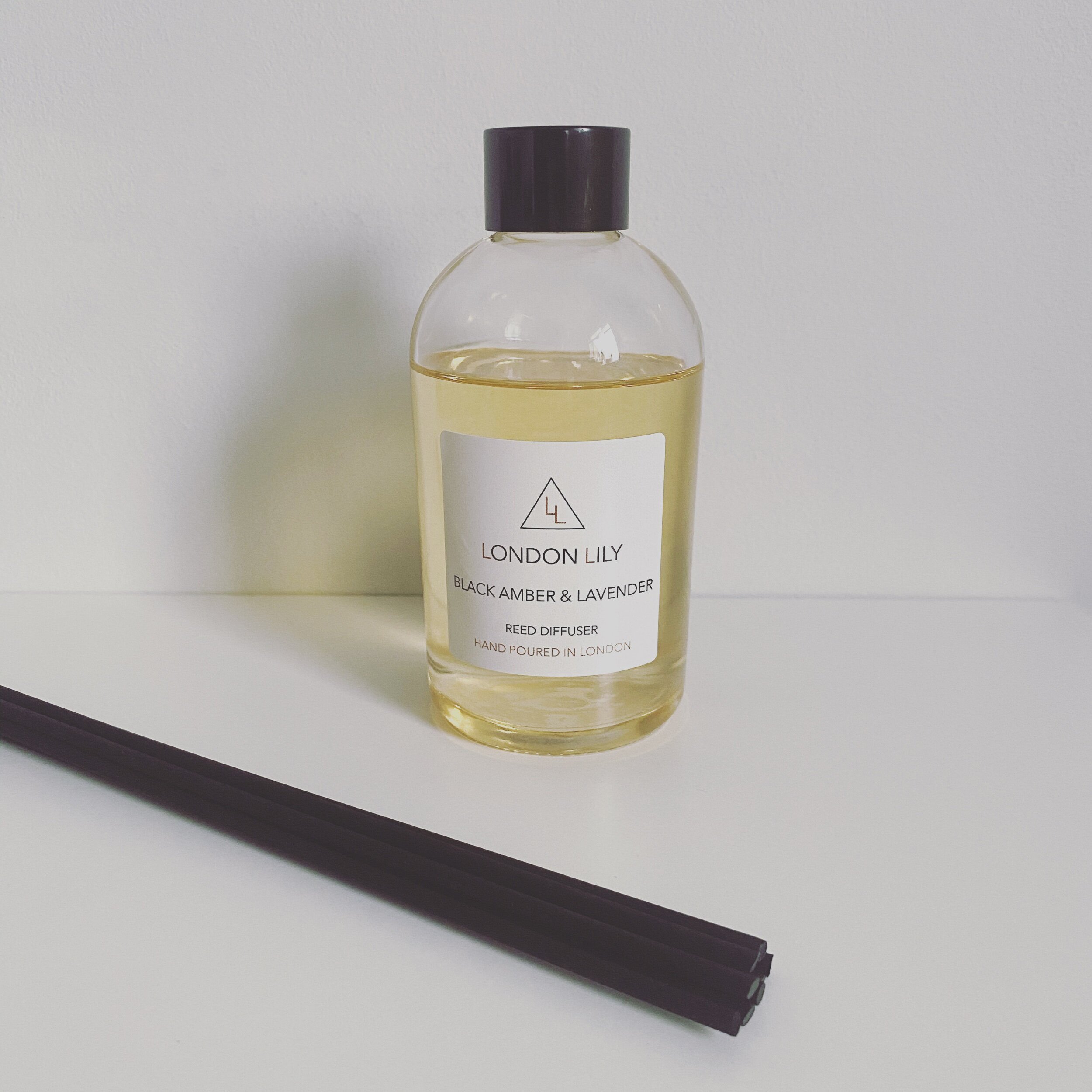 Black Amber and Lavender Reed Diffuser