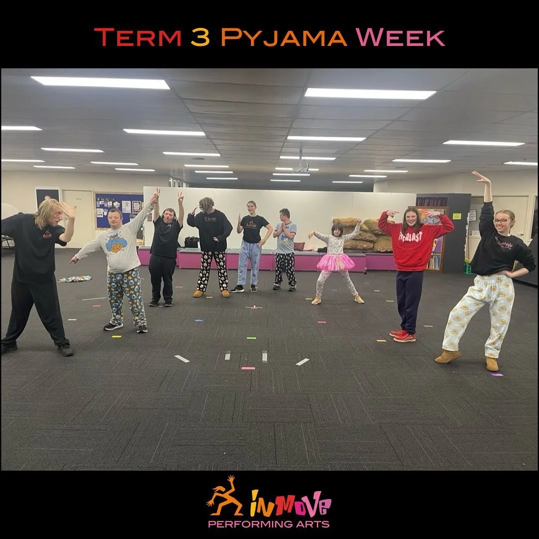 That&rsquo;s a wrap on Term 3!
Check out these awesome PJ&rsquo;s that some of our InMover&rsquo;s wore to class this week 🤩

#inmove #pyjamaweek #allabilities #performingarts