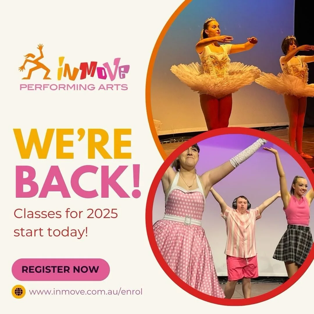 Classes start now! Enrol at www.inmove.com.au/enrol