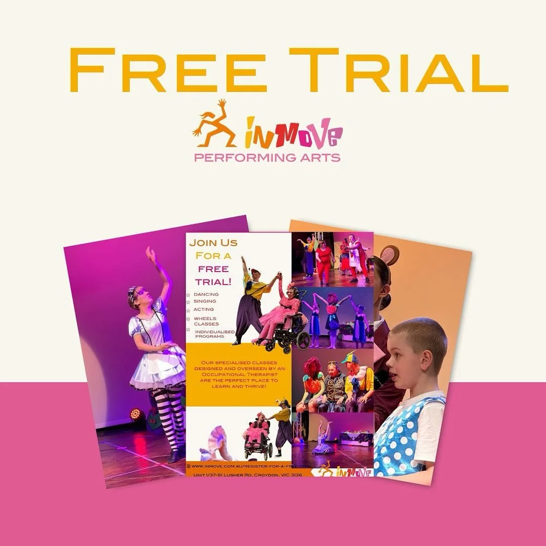 Did you know that InMove offers free trial classes? 

Our specialised classes designed and overseen by an occupational therapist are the perfect place to learn and thrive. So why not give them a go today?! 

Link in bio to enquire today and have some