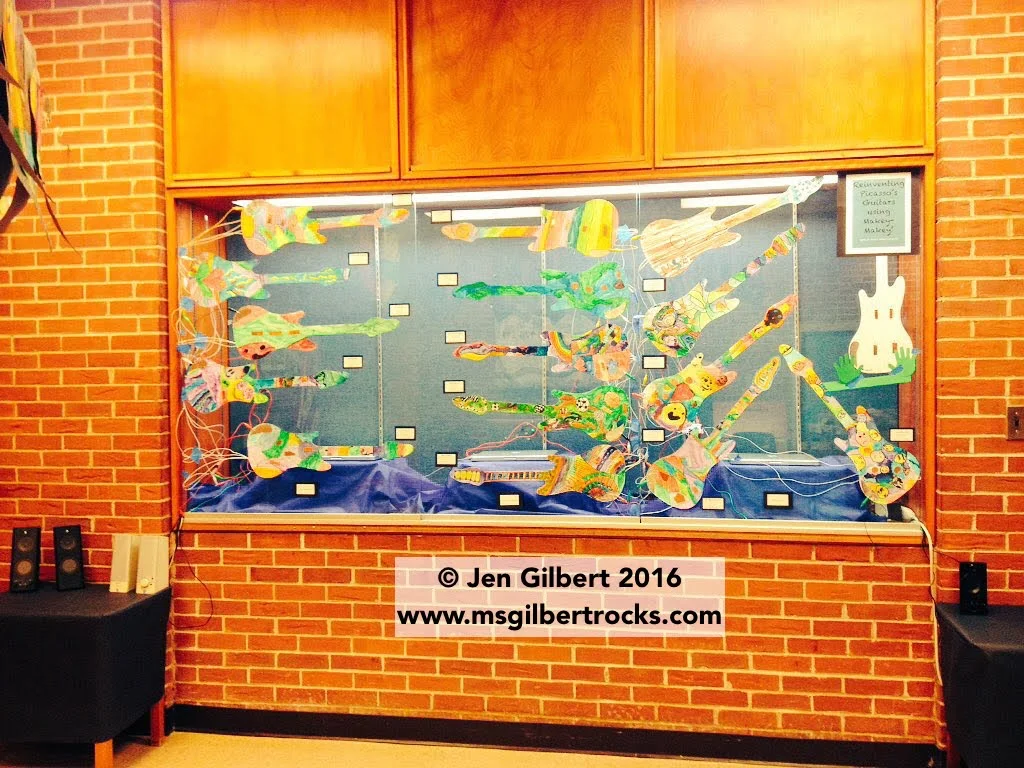 Picasso's Guitar Remix with Makey Makey (Spring 2016)