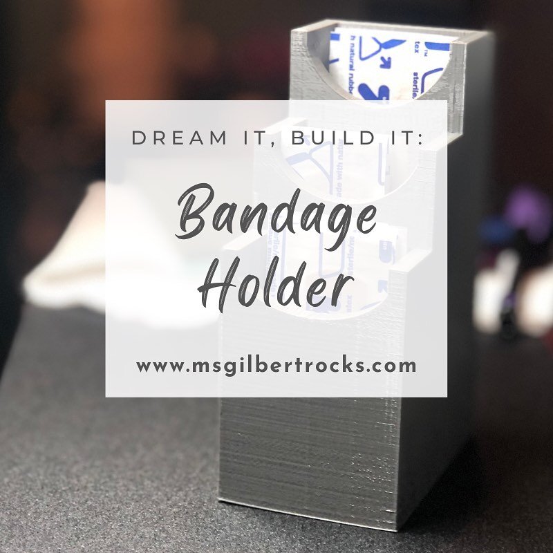 Blog post is up with information on bandage holders - link to @thingiverse included in the write up if you want to make your own!⁣
⁣
https://www.msgilbertrocks.com/blog/2022/11/12/bandage-organizer⁣
⁣
Stay tuned for a third version at some point&hell