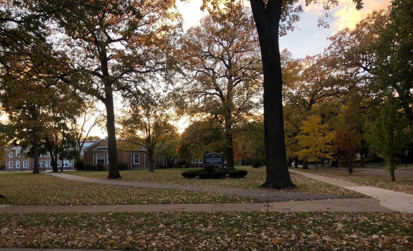 I appreciate the Lincolnwood community and neighborhood for standing up and supporting us in so many ways. Folks walked around the school grounds with their whistles checking to make sure everything was okay at dismissal yesterday - a nice way to end
