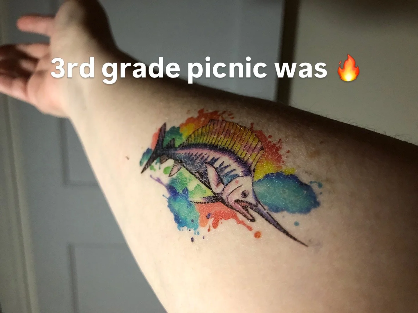 My whole identity now. #msgilbertrocks 

Is this tattoo cool?