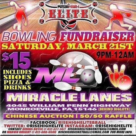 Bowling Fundraiser ‼️ Come Supprt