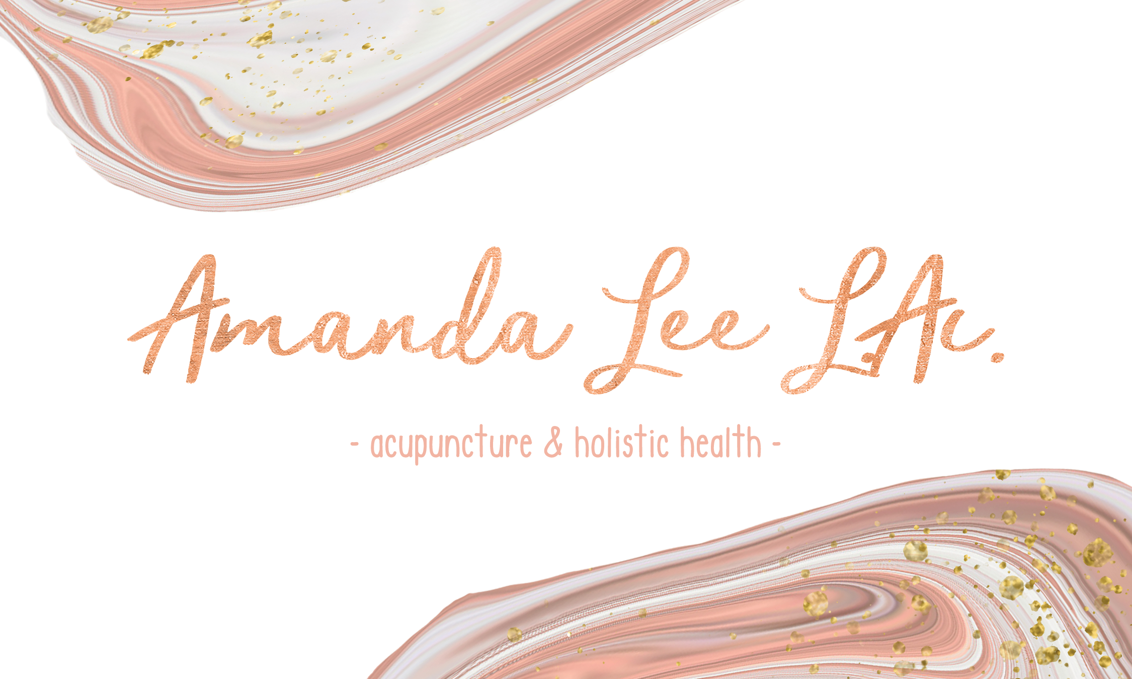  Business cards made for local acupuncturists 