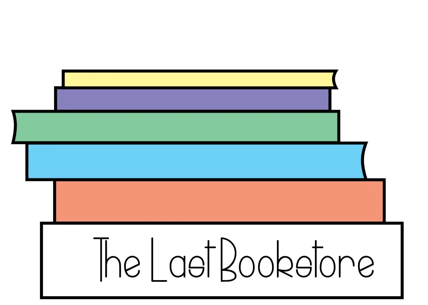 Bookstore logo mockup