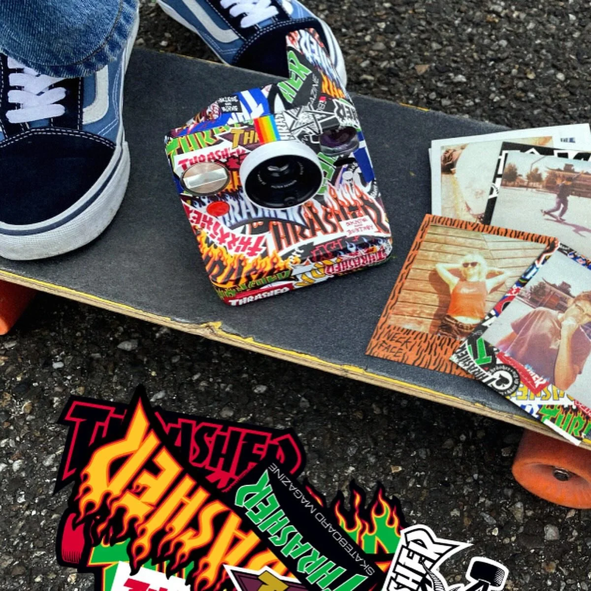 Polaroid has officially launched its collaboration with legendary magazine and the voice of skateboarding, Thrasher. Available at @jbhifi , Polaroid brings this exclusive drop to Australia giving the local skateboarding and creative community the cha