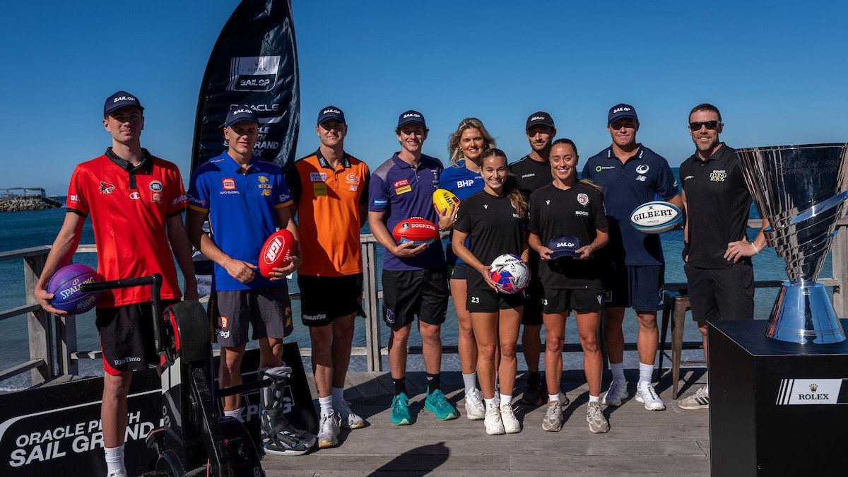 A week on the ground in Perth with @sailgp ⛵️🚀

From on-ground media calls and cross-code collaborations with local athletes, to joining forces with the @nbl&rsquo;s @javalemcgee and plenty more media moments in between, the SPEAK team has been busy