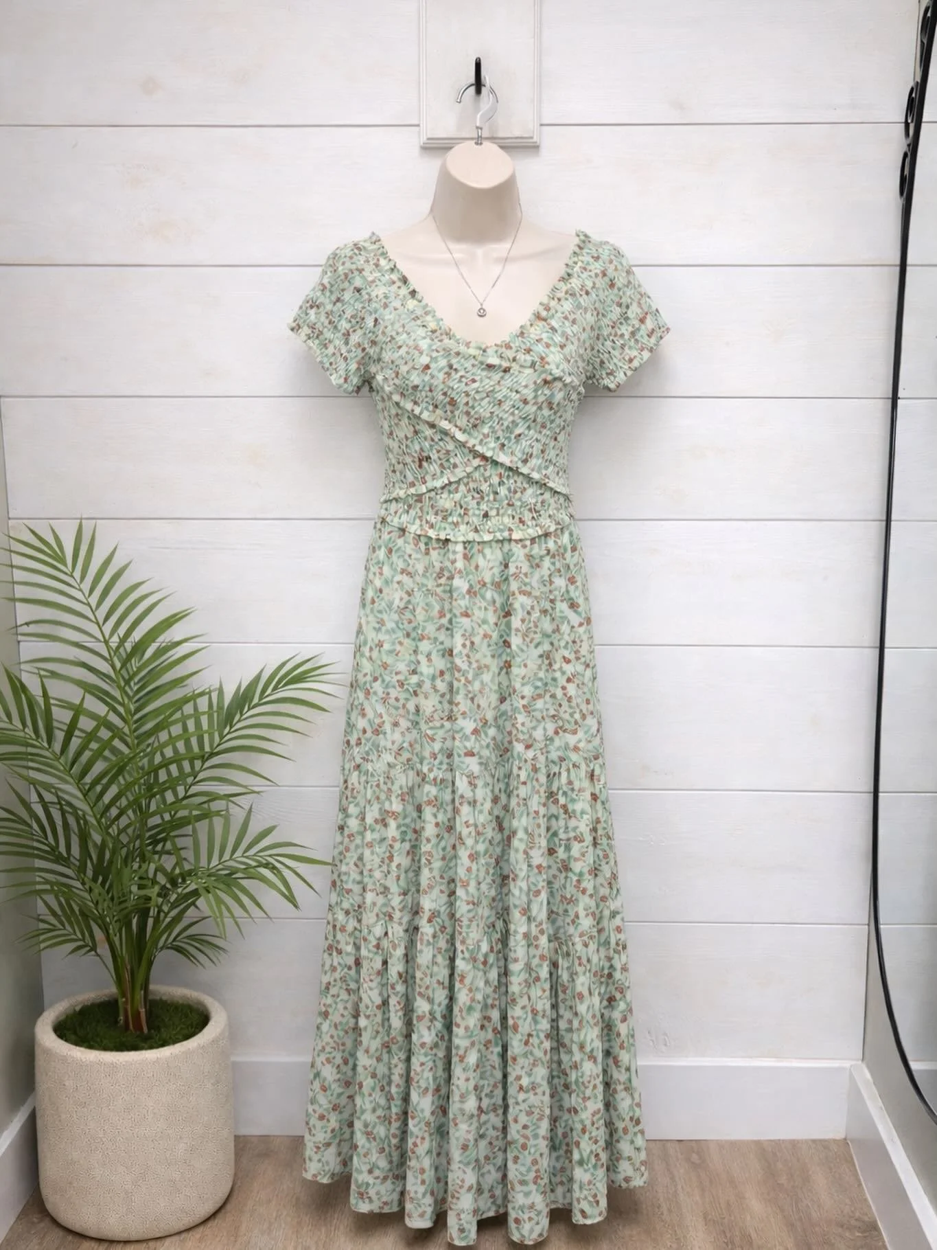 BB Dakota maxi dress, size medium, $30.95

Sterling silver necklace $46.95