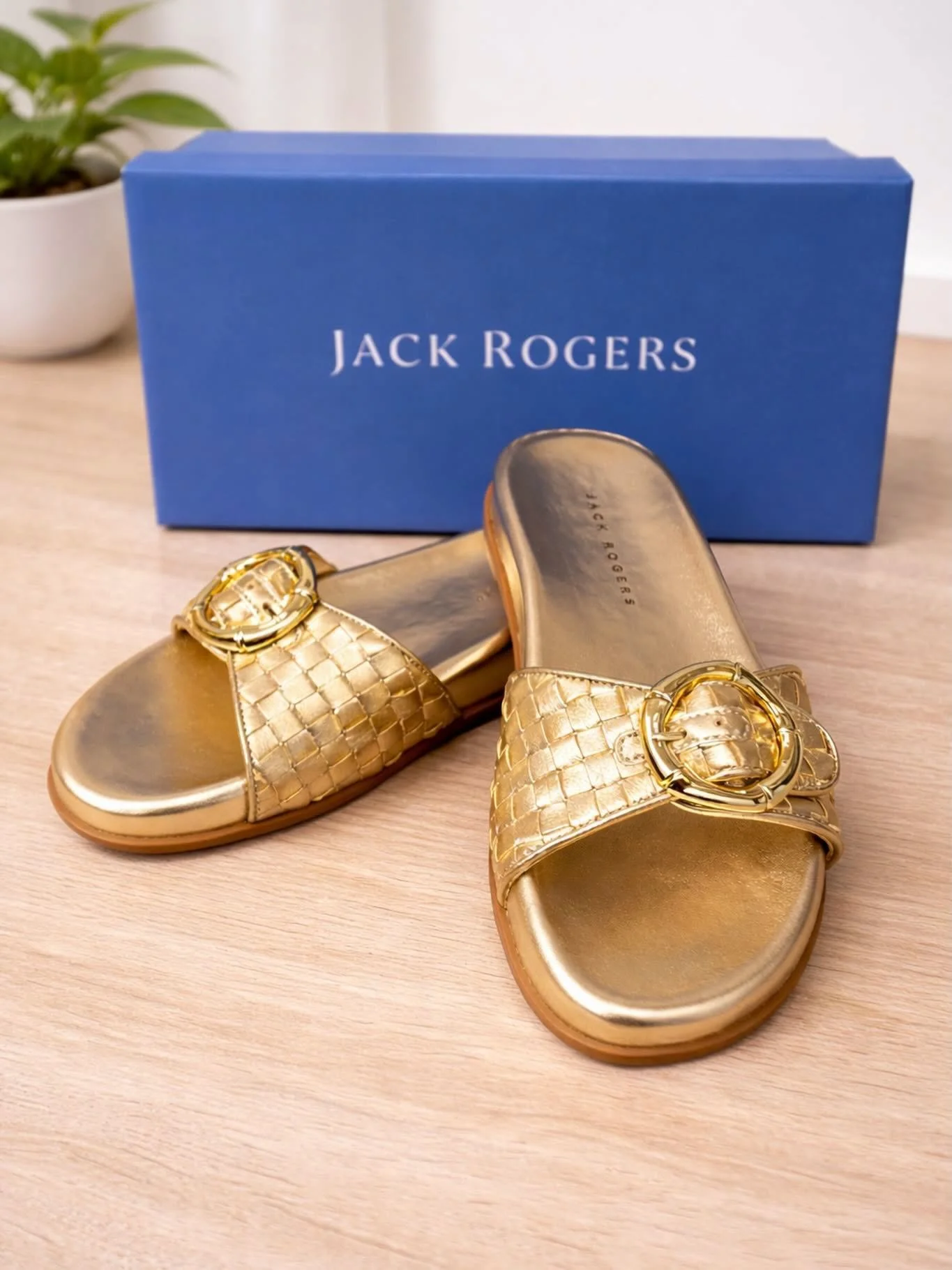 NWT Jack Rogers slides, size 7.5, $88.95 (retail $148)